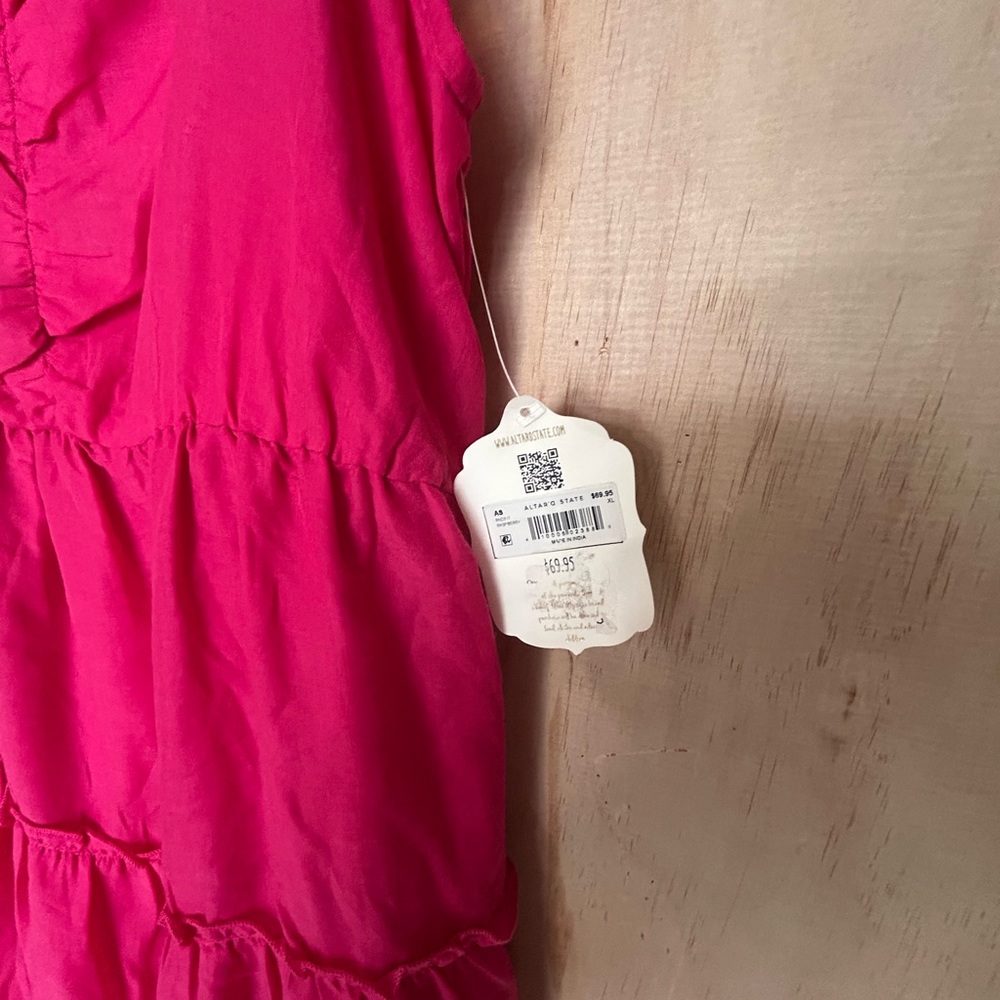 Altar'd State Fuchsia Ruffle Dress - Picture 6 of 8
